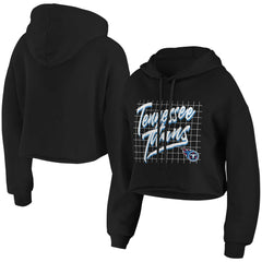 Tennessee Titans WEAR by Erin Andrews Women's Domestic Cropped Pullover Hoodie