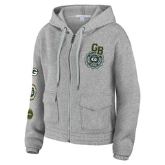 Green Bay Packers WEAR by Erin Andrews Women's Full-Zip Hoodie