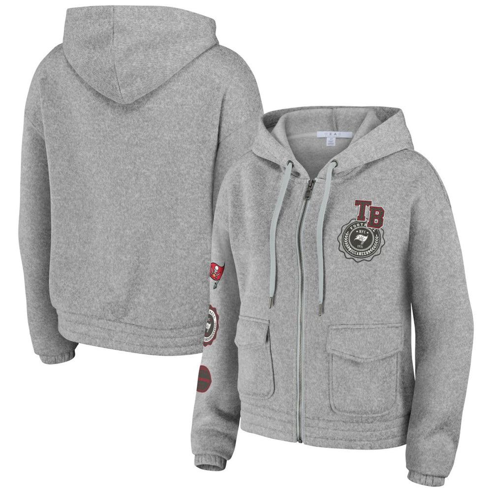 Tampa Bay Buccaneers WEAR by Erin Andrews Women's Full-Zip Hoodie