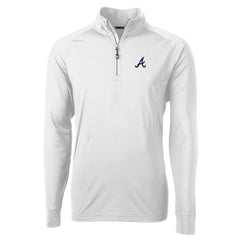 Atlanta Braves Cutter & Buck Adapt Eco Knit Stretch Recycled Quarter-Zip Pullover Top | MLB US