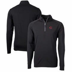 Cincinnati Reds Cutter & Buck Adapt Eco Knit Stretch Recycled Quarter-Zip Pullover Top | MLB Near me