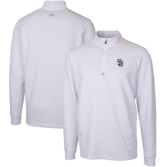 San Diego Padres Cutter & Buck Traverse Stretch Quarter-Zip Pullover Top | MLB Shop