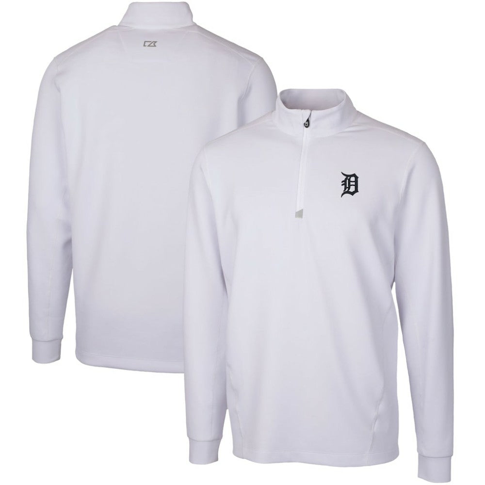 Detroit Tigers Cutter & Buck Traverse Stretch Quarter-Zip Pullover Top | MLB For sale