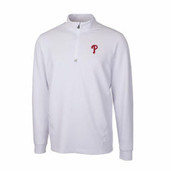 Philadelphia Phillies Cutter & Buck Traverse Stretch Quarter-Zip Pullover Top | MLB Outlet