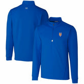 New York Mets Cutter & Buck Traverse Stretch Quarter-Zip Pullover Top | MLB On Sale
