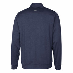 Milwaukee Brewers Cutter & Buck Stealth Heathered Quarter-Zip Pullover Top | MLB On Sale