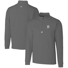 Detroit Tigers Cutter & Buck Big & Tall Traverse Stretch Quarter-Zip Pullover Top | MLB For sale