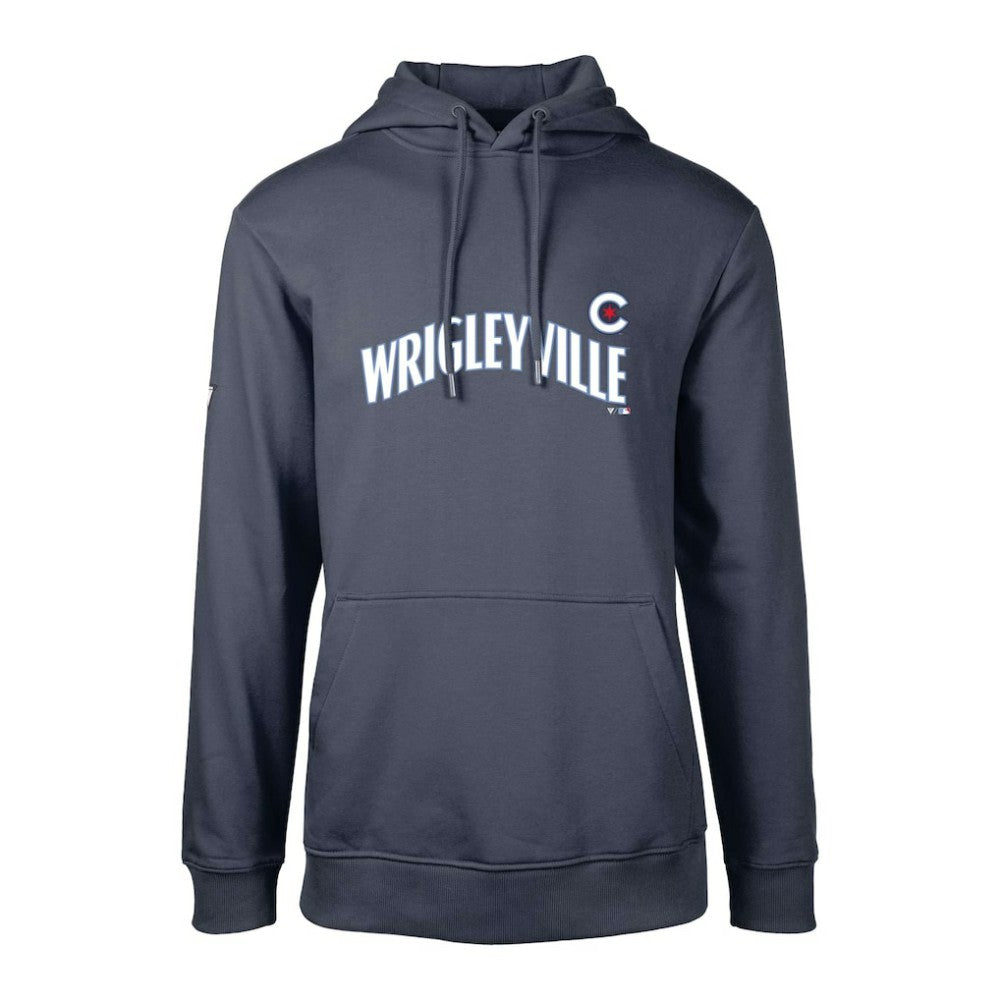 Chicago Cubs Levelwear City Connect Podium Core Logo Pullover Hoodie | MLB Discount