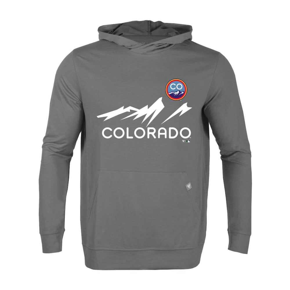 Colorado Rockies Levelwear City Connect Relay Core Logo Pullover Hoodie | MLB Sale