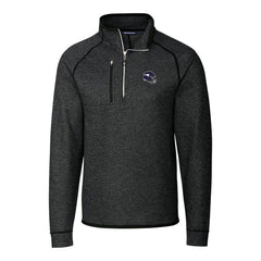 Minnesota Vikings Cutter & Buck Helmet Mainsail Sweater-Knit Half-Zip Pullover Jacket