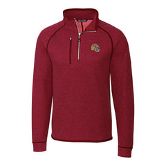San Francisco 49ers Cutter & Buck Helmet Mainsail Sweater-Knit Half-Zip Pullover Jacket