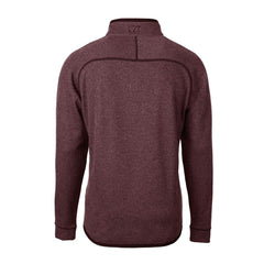 Washington Commanders Cutter & Buck Helmet Mainsail Sweater-Knit Half-Zip Pullover Jacket