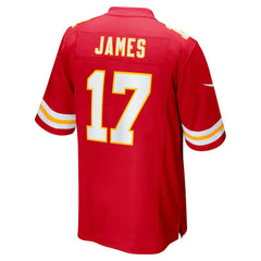 Kansas City Chiefs Nike Richie James Game Jersey