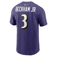 Baltimore Ravens Nike Odell Beckham Jr. Player Name & Number T-Shirt