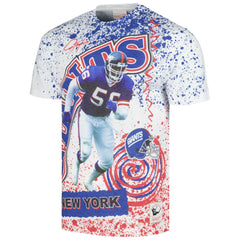 New York Giants Mitchell & Ness Retired Player Name & Number Burst T-Shirt