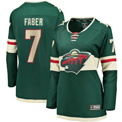 Brock Faber Minnesota Wild Fanatics Women's Home Breakaway Player Jersey Discount
