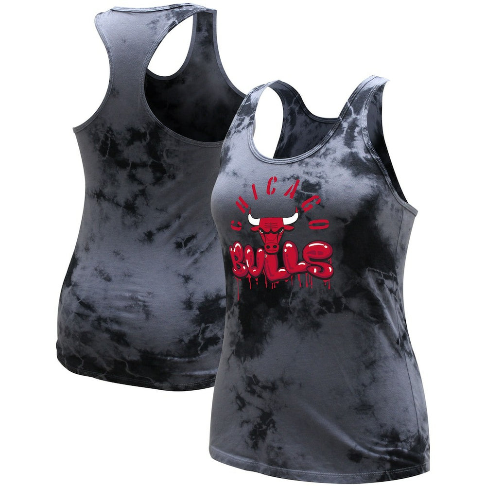 Chicago Bulls Stadium Essentials Women's Street Art Dark Crystal Washed Tank Top sale Discount