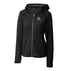 Detroit Lions Cutter & Buck Women's Helmet Logo Mainsail Sweater-Knit Full-Zip Hoodie