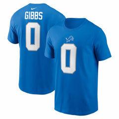 Detroit Lions Nike Jahmyr Gibbs Name & Number T-Shirt