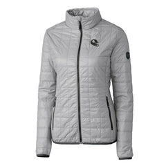 Pittsburgh Steelers Cutter & Buck Women's Helmet Logo Rainier PrimaLoft Eco Insulated Full-Zip Puffer Jacket