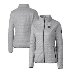 Baltimore Ravens Cutter & Buck Women's Helmet Logo Rainier PrimaLoft Eco Insulated Full-Zip Puffer Jacket