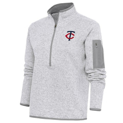 Minnesota Twins Antigua Women's Fortune Quarter-Zip Pullover Jacket | MLB Online