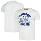 Chicago Cubs Homage Bleacher Bums Hyper Local Tri-Blend T-Shirt | MLB Outlet