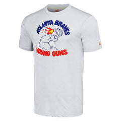 Atlanta Braves Homage Doodle Collection Young Guns Tri-Blend T-Shirt | MLB New