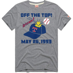 Texas Rangers Homage Doodle Collection Off the Top Tri-Blend T-Shirt | MLB On Sale