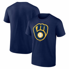 Milwaukee Brewers Logo Athletic Official Logo T-Shirt | MLB Discount