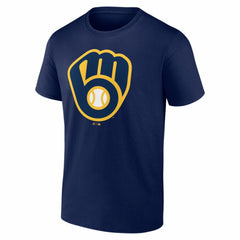 Milwaukee Brewers Logo Athletic Official Logo T-Shirt | MLB Discount