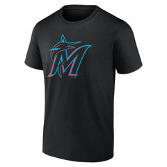 Miami Marlins Logo Athletic Official Logo T-Shirt | MLB On Sale