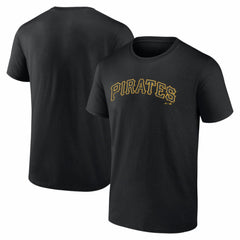 Pittsburgh Pirates Logo Athletic Wordmark T-Shirt | MLB Shop