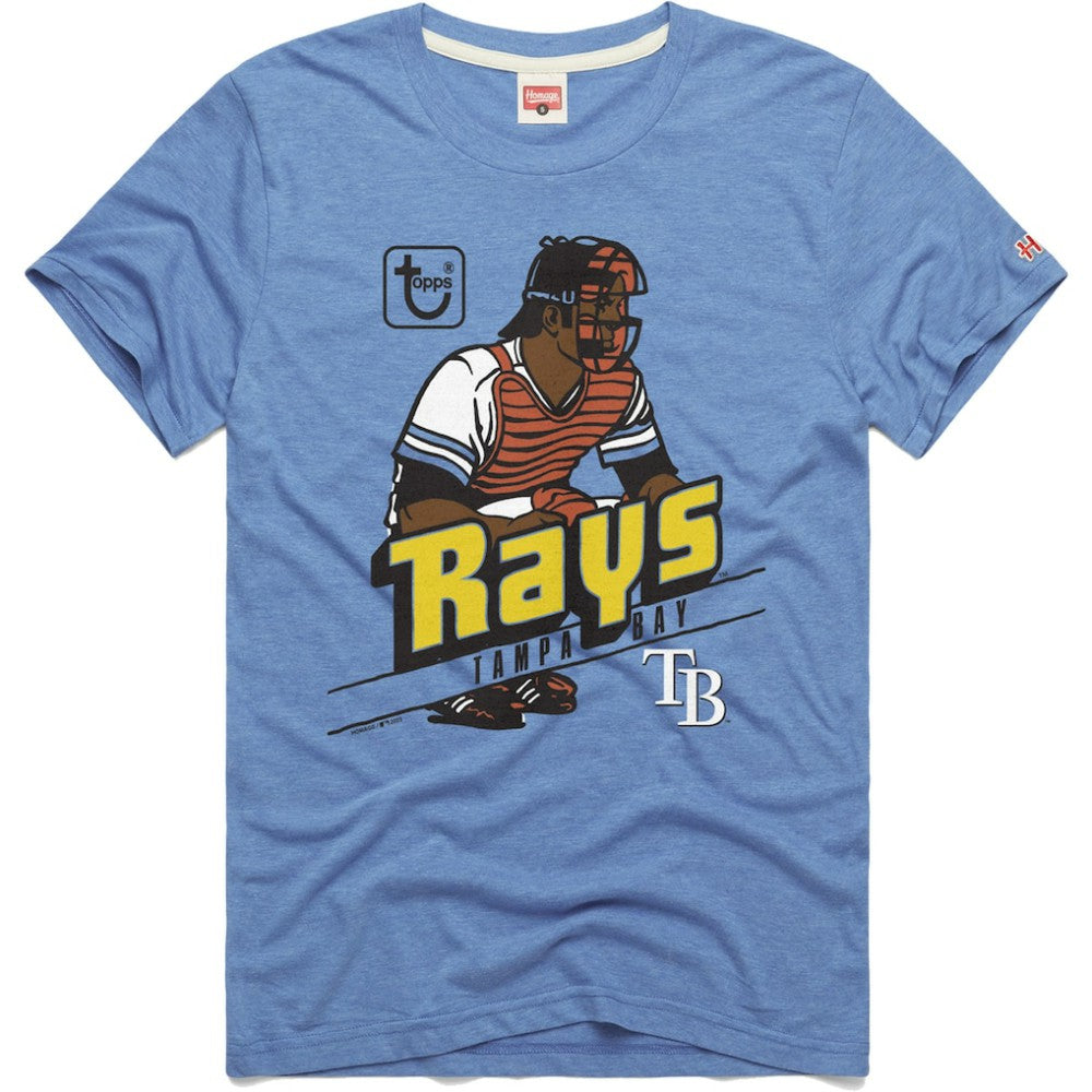 Tampa Bay Rays Homage x Topps Tri-Blend T-Shirt | MLB US