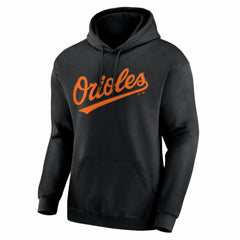 Baltimore Orioles Logo Athletic Wordmark Hoodie | MLB Discount