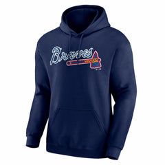 Atlanta Braves Logo Athletic Wordmark Hoodie | MLB Discount