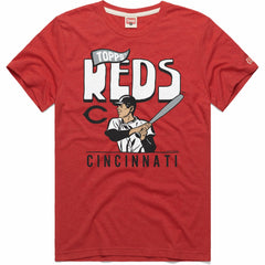 Cincinnati Reds Homage x Topps Tri-Blend T-Shirt | MLB Outlet