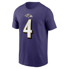 Baltimore Ravens Nike Zay Flowers Player Name & Number T-Shirt