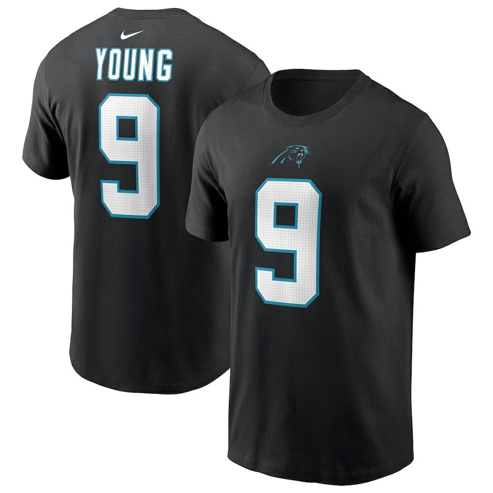 Carolina Panthers Nike Bryce Young Player Name & Number T-Shirt