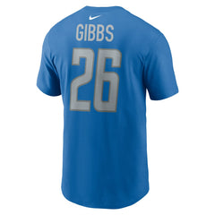 Detroit Lions Nike Jahmyr Gibbs 2023 NFL Draft First Round Pick Player Name & Number T-Shirt