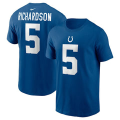 Indianapolis Colts Nike Anthony Richardson Player Name & Number T-Shirt