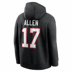 Buffalo Bills Nike Josh Allen Name & Number Fleece Hoodie