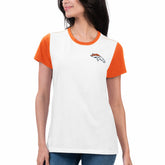 Denver Broncos G-III 4Her by Carl Banks Women's Fashion Illustration T-Shirt