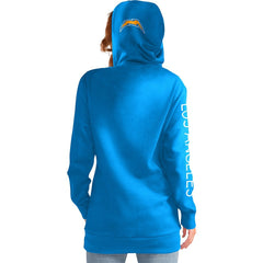 Los Angeles Chargers G-III 4Her by Carl Banks Women's Extra Inning Pullover Hoodie