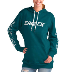 Philadelphia Eagles G-III 4Her by Carl Banks Women's Extra Inning Pullover Hoodie