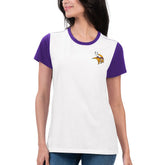 Minnesota Vikings G-III 4Her by Carl Banks Women's Fashion Illustration T-Shirt