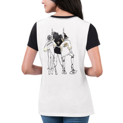 New Orleans Saints G-III 4Her by Carl Banks Women's Fashion Illustration T-Shirt