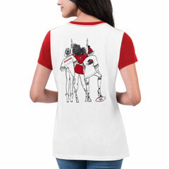 Tampa Bay Buccaneers G-III 4Her by Carl Banks Women's Fashion Illustration T-Shirt