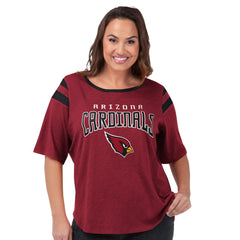 Arizona Cardinals G-III 4Her by Carl Banks Women's Plus Size Linebacker T-Shirt