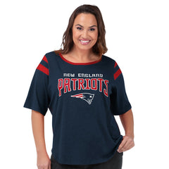 New England Patriots G-III 4Her by Carl Banks Women's Plus Size Linebacker T-Shirt